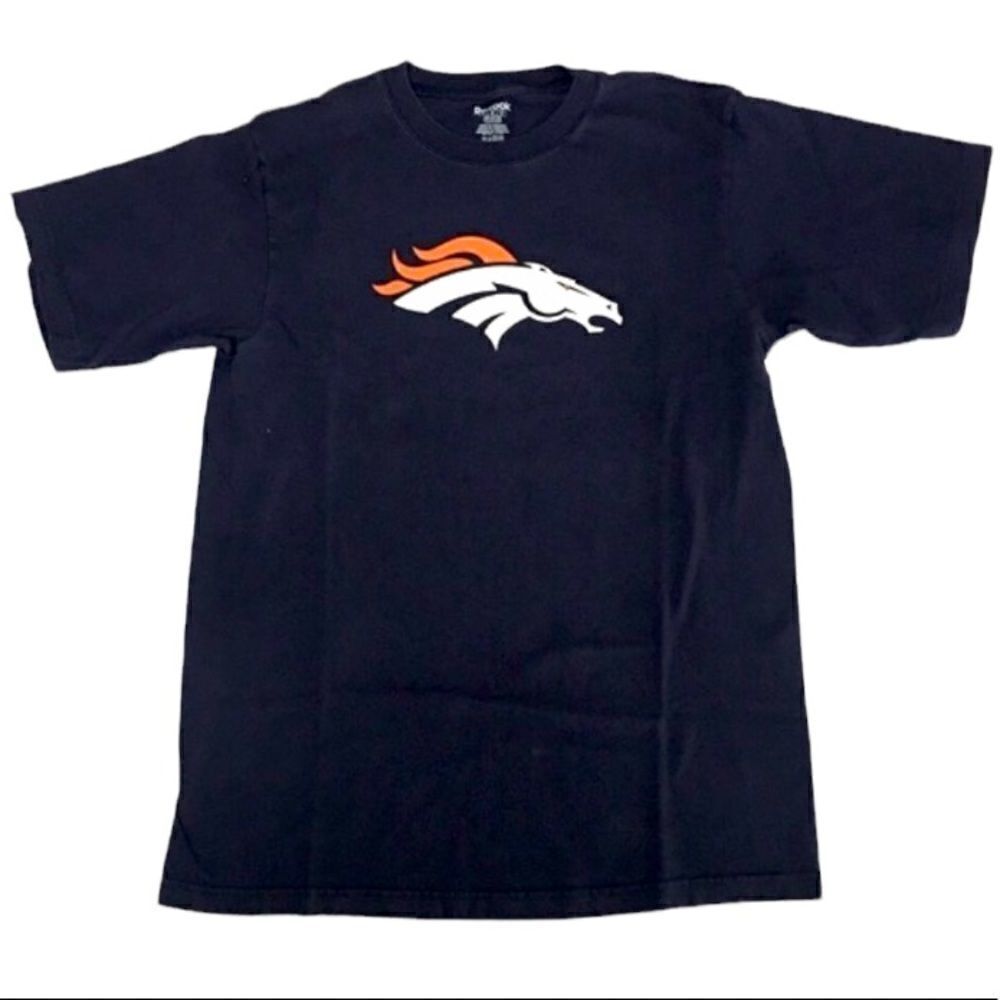Reebok Denver Broncos Team Logo Short Sleeve T-Shirt